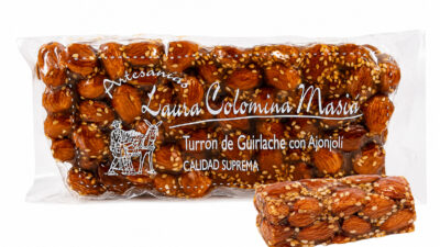 Turrón de Guirlache con Ajonjolí