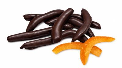 Piel de Naranja bañada al Chocolate