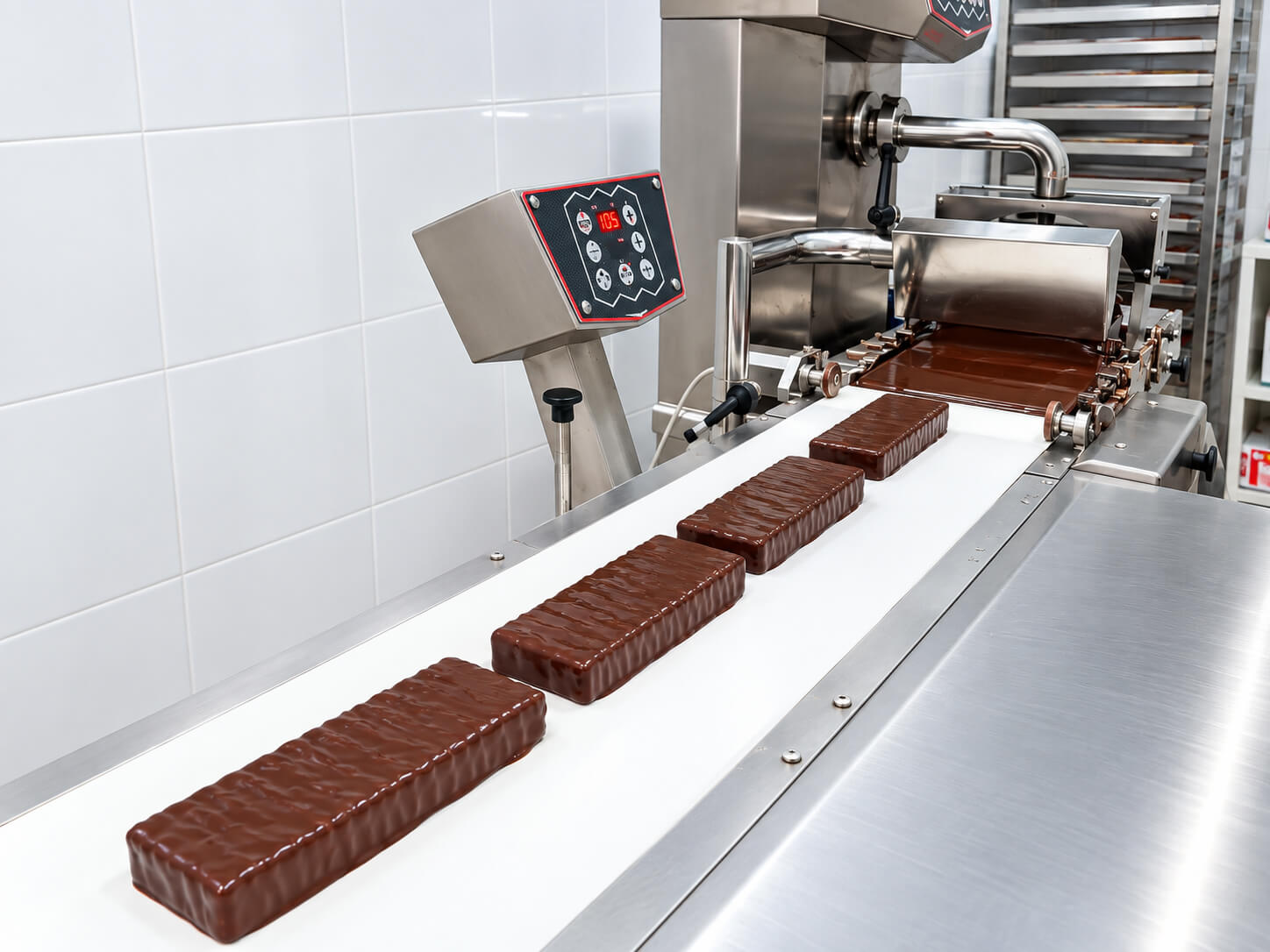 Turrón de Coco con Almendra bañado al Chocolate - Imagen 3